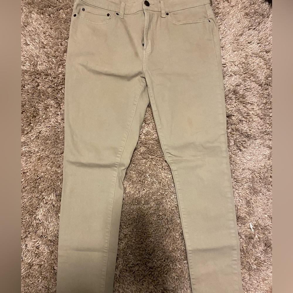 Pacsun stacked skinny 34x32. Tan.
